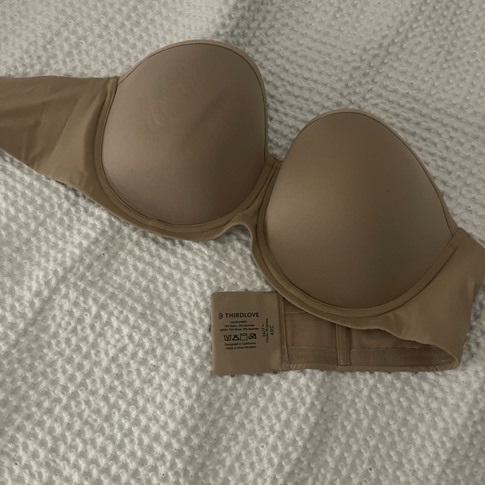 Thirdlove 40C strapless versitile bra